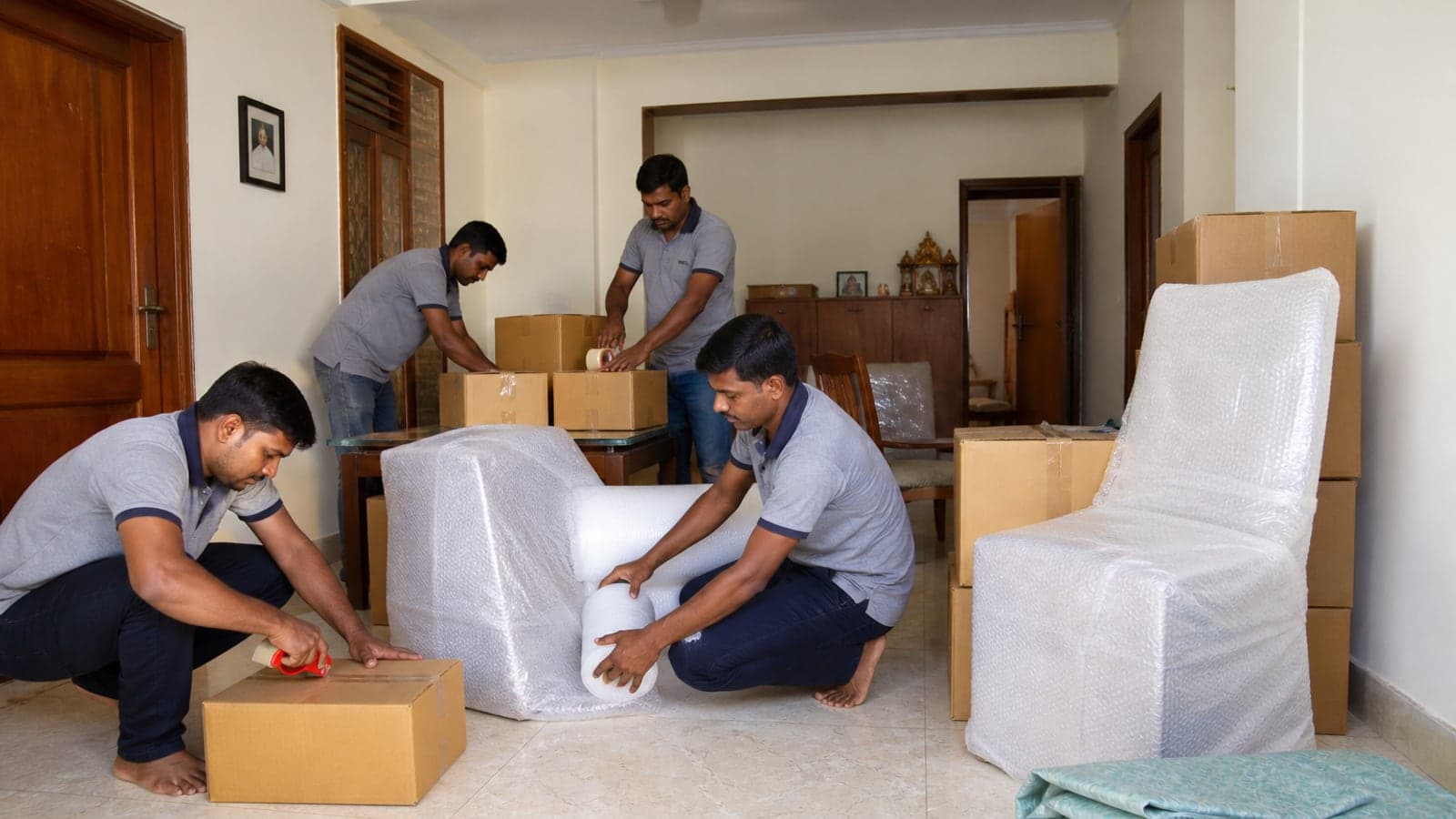 Illustrative stock photo representing a household move